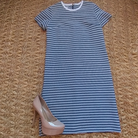 Vintage Dresses & Skirts - Vintage Navy and white striped dress